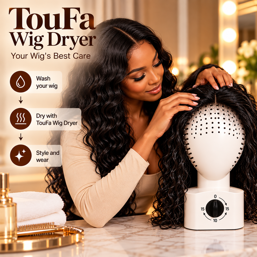 TouFa Wig Dryer wig care lifestyle demonstration